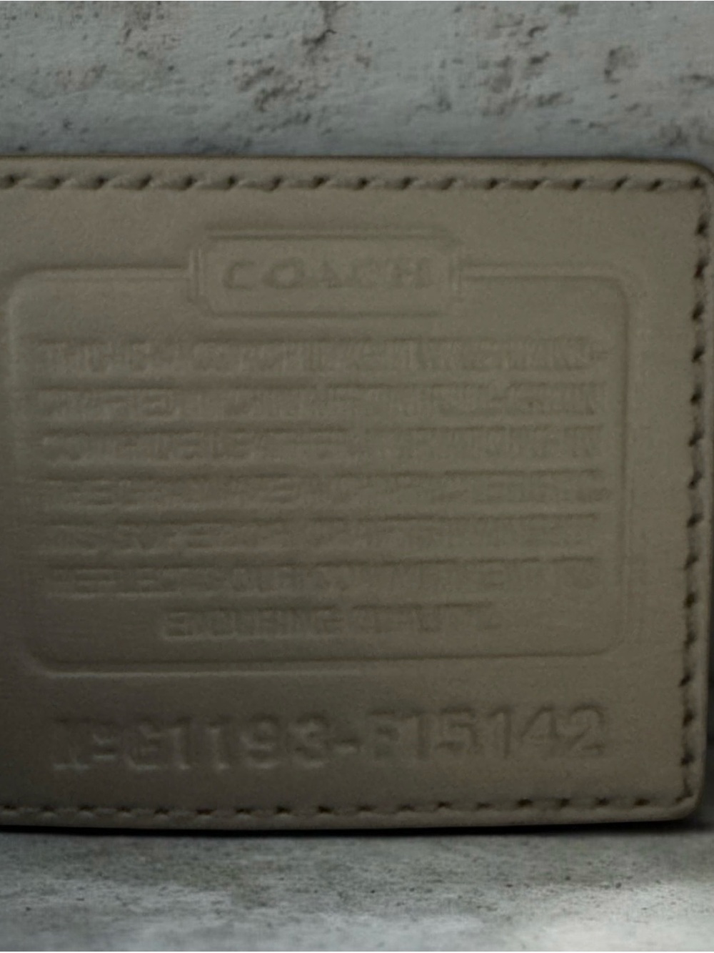 Coach Black Leather Tote with Signature Logo - Picture 3 of 5